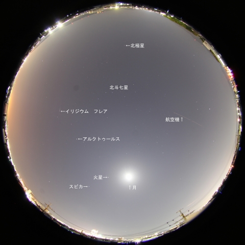 Iridium22によるフレア