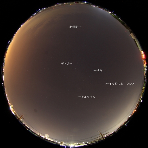 Iridium15によるフレア