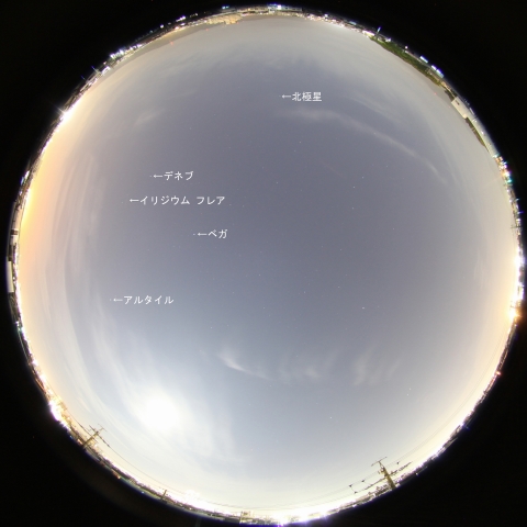 Iridium86によるフレア