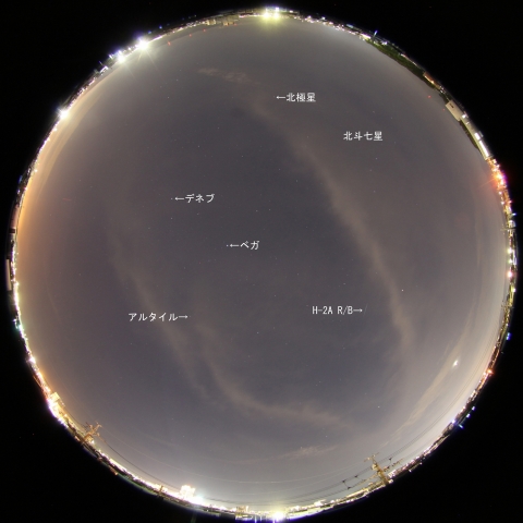 H-2A　R/Bのフレア　