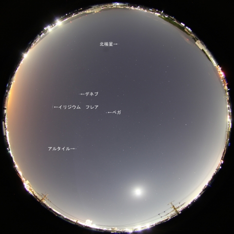 Iridium80によるフレア