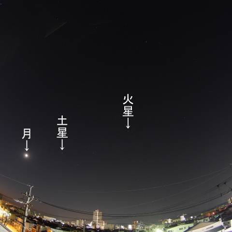 木火土金水の惑星整列