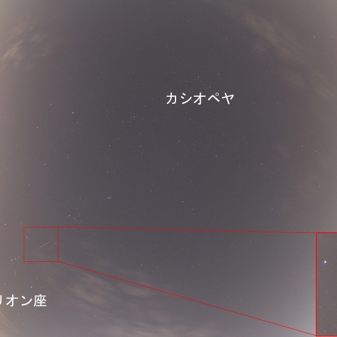 2018年11月27日21時49分の流星