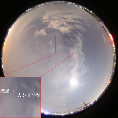 2019年11月9日23時01分の流星