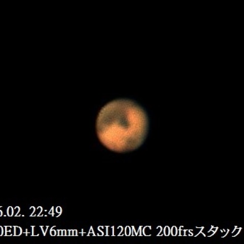 6/2の火星