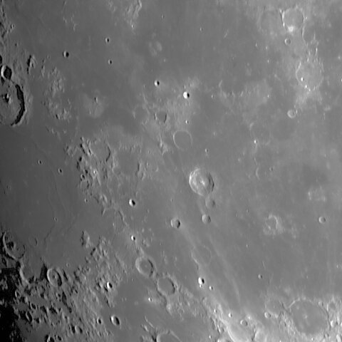 湿りの海・雲の海周辺