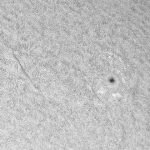 6/21の太陽(拡大)