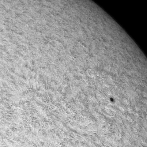 6/23の太陽(拡大)