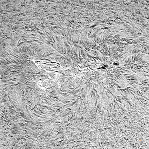 3/16の太陽(拡大)