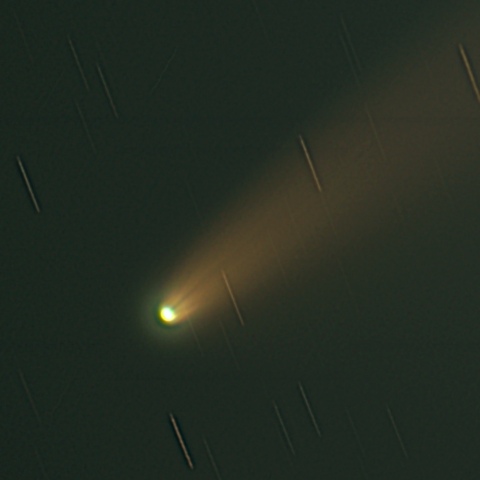 ネオワイズ彗星の核付近