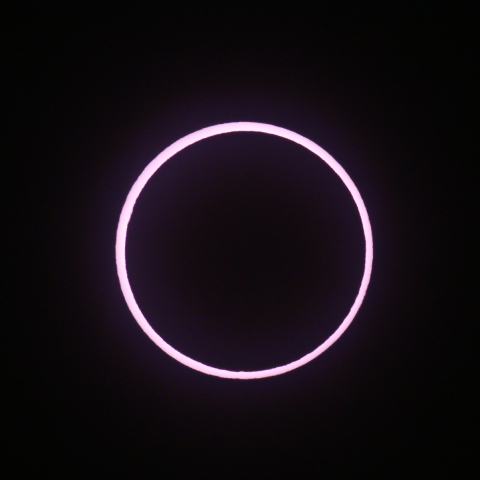 『2012金環日食』埼玉県朝霞市