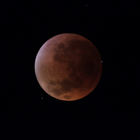 皆既月食とみずがめ座８２の掩蔽