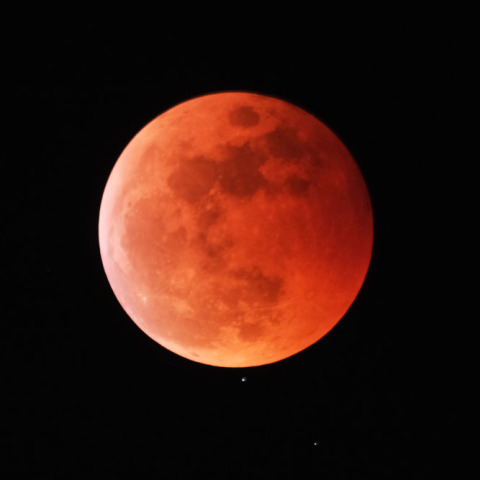 皆既月蝕と天王星