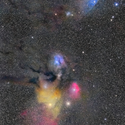 さそり座　アンタレス付近