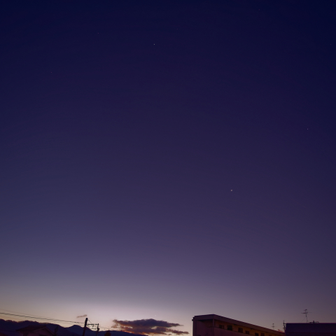 夜明けの金星
