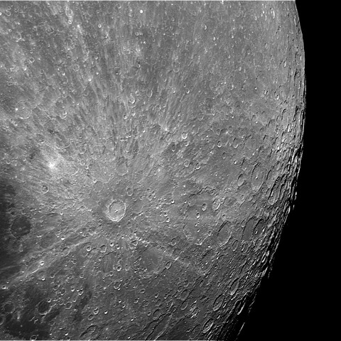 Tychoクレータ付近