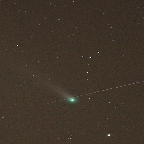 ラヴジョイ彗星と流れ星