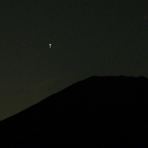パンスターズ彗星（Ｃ／２０１２Ｋ１）と富士山