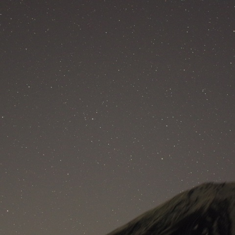 カタリナ彗星と富士山