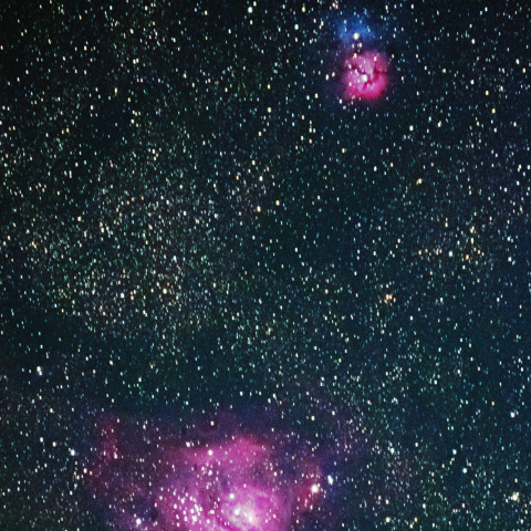 干潟星雲M8、三裂星雲M20