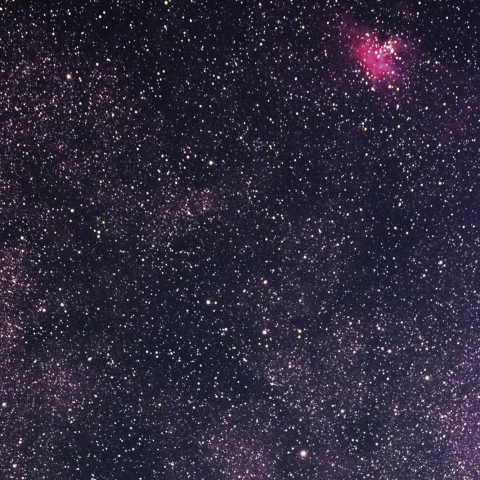 わし星雲M16、オメガ星雲M17