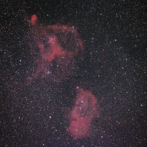 ハート星雲、胎児星雲