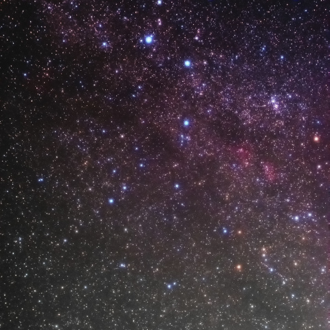 カシオペア座と天の川