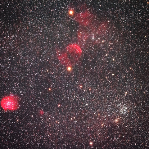 くらげ星雲、モンキー星雲、M35