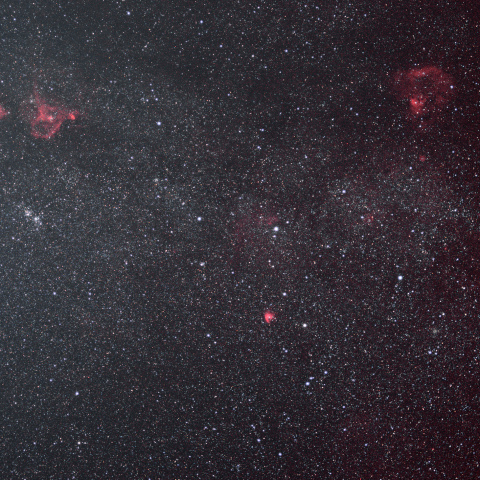 カシオペア座と散光星雲