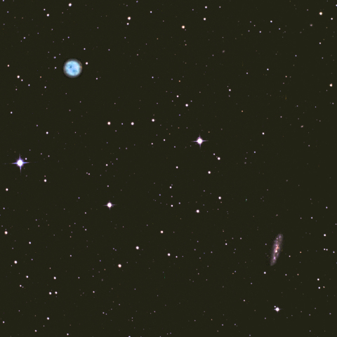 ふくろう星雲M97, M108
