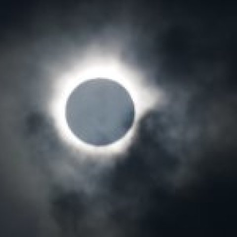 初めて傘さした日食