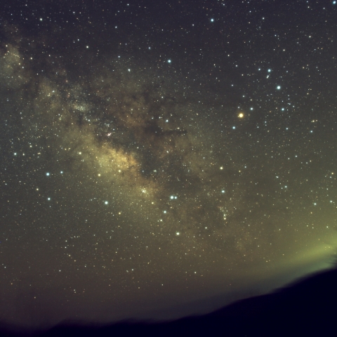 護摩壇山から望む天の川