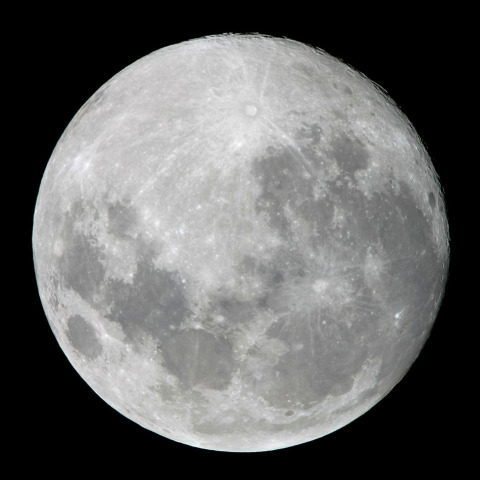 ９月22日の月（月齢14.0）