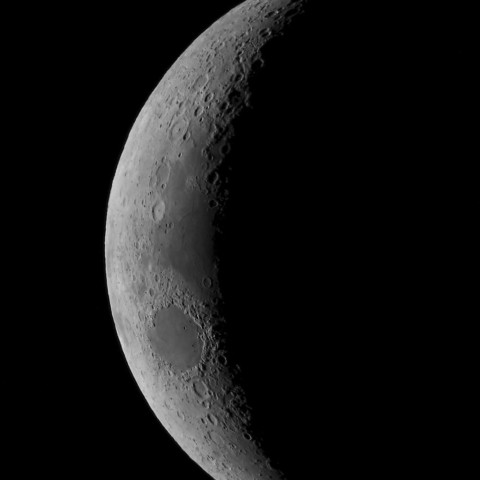 11月10日の月（月齢4.2）