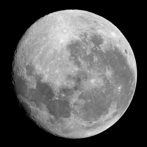 11月23日の月（月齢17.3）