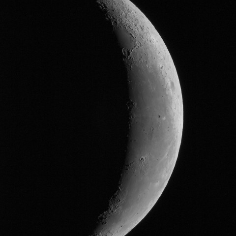 12月2日の月（月齢25.6）