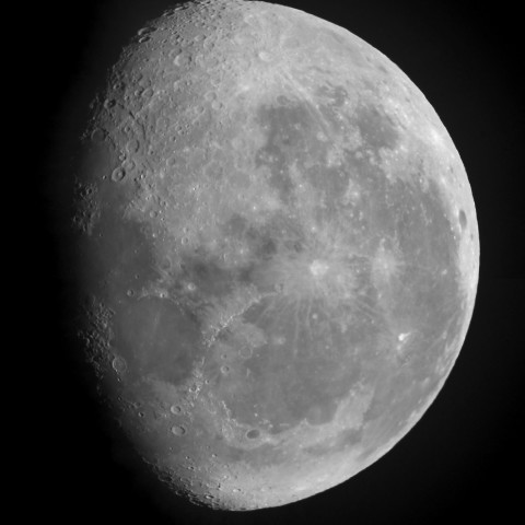 1月24日の月（月齢19.5）