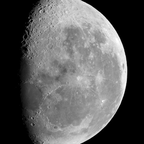 1月25日の月（月齢20.5）