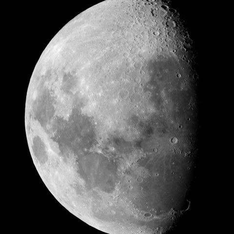 2月13日の月（月齢10.4）