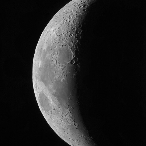 3月10日の月（月齢5.6）