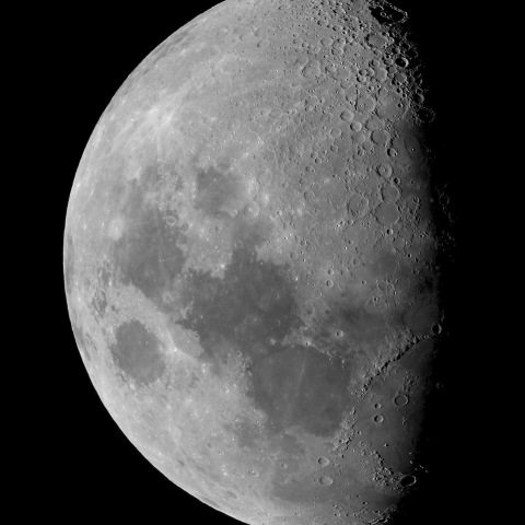 9月6日の月（月齢8.3）