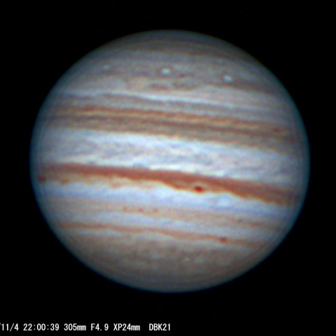 11月4日の木星