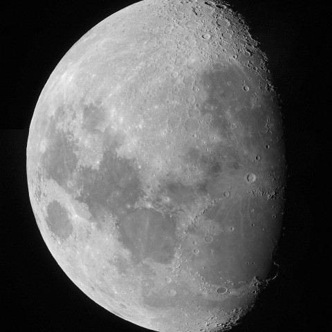 6月29日の月（月齢9.8）