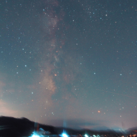 立ち昇る天の川