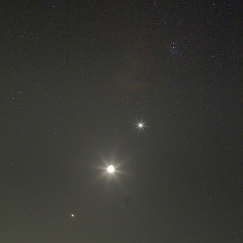 昴、金星、月、木星