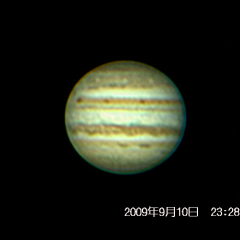 ９月１０日の木星