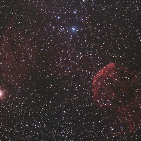 くらげ星雲付近