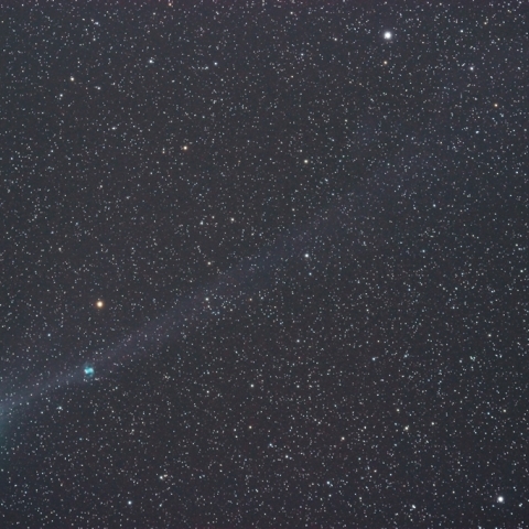 ﾗｳﾞｼﾞｮｲ彗星と小ｱﾚｲ星雲