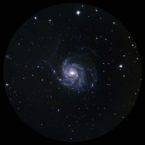 縮小コリメート法によるM101