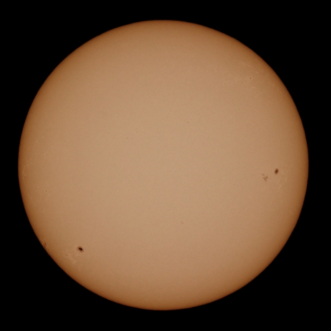 11月3日の太陽面